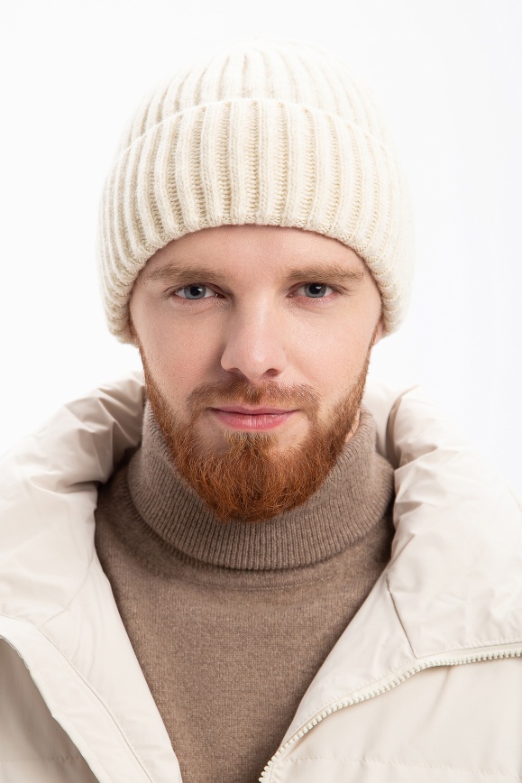 Купить Шапка белая из 100% шерсти верблюда в Москве