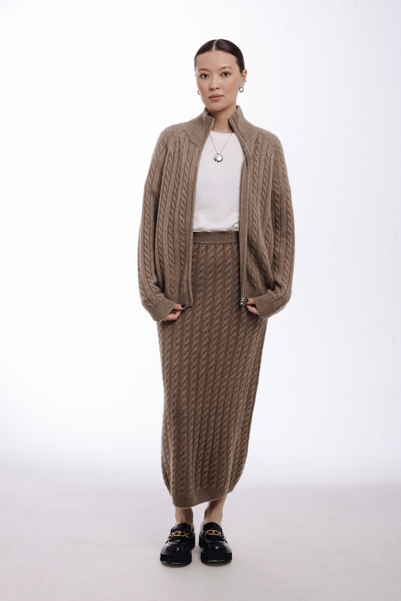 Купить Костюм цвета капучино из 100% кашемира в Москве