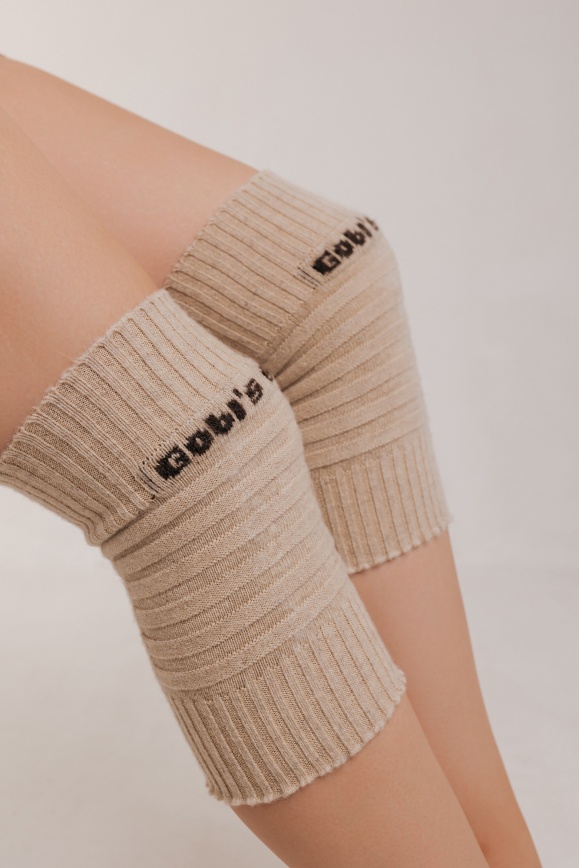 Купить Наколенники бежевые из 100% шерсти верблюда в Москве