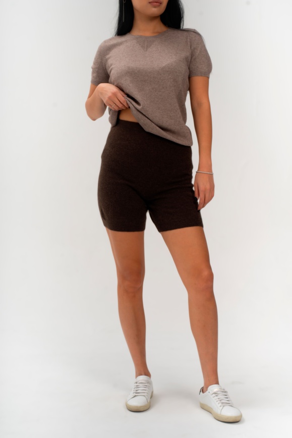 Купить Шорты коричневые из 100% шерсти яка в Москве