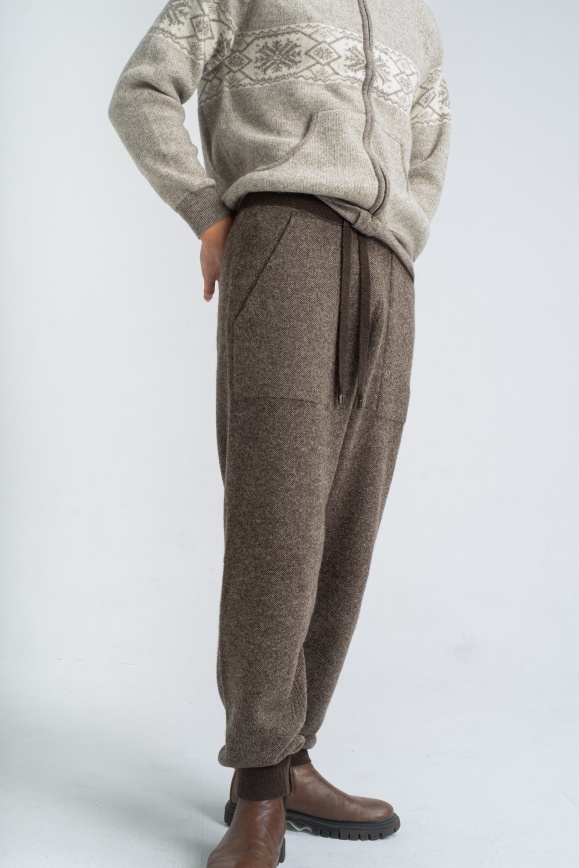 Купить Штаны из 100% шерсти яка цвета капучино в Москве