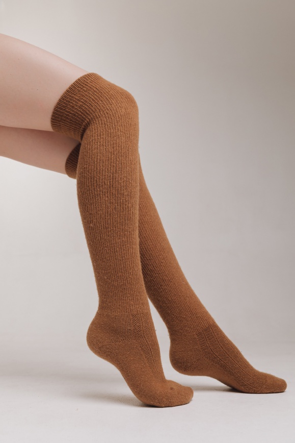 Купить Гольфы песочные из 70% шерсти верблюда в Москве Купить Гольфы песочные из 70% шерсти верблюда в Москве