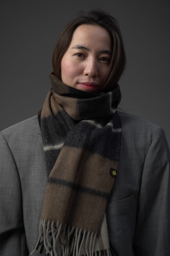 Купить Трехцветный шарф из 100% шерсти яка в Москве