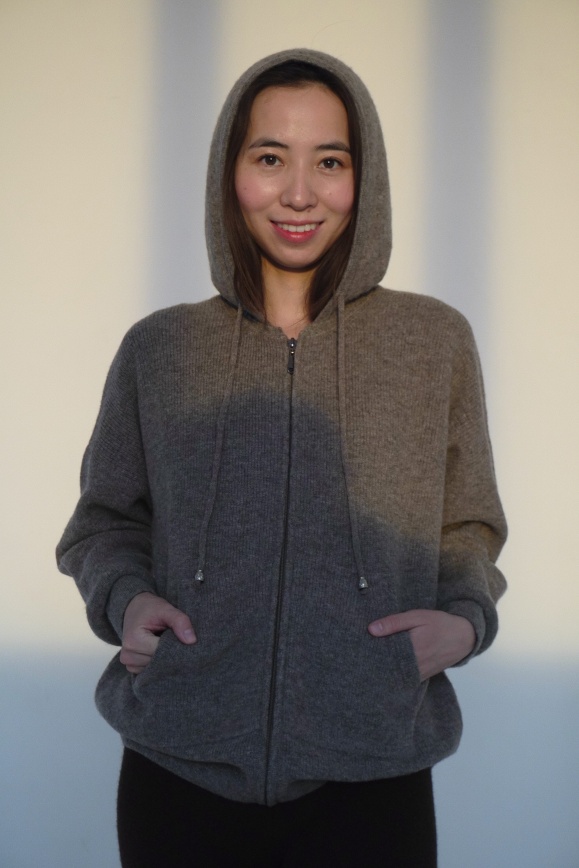 Купить Худи из 100% шерсти яка серое в Москве