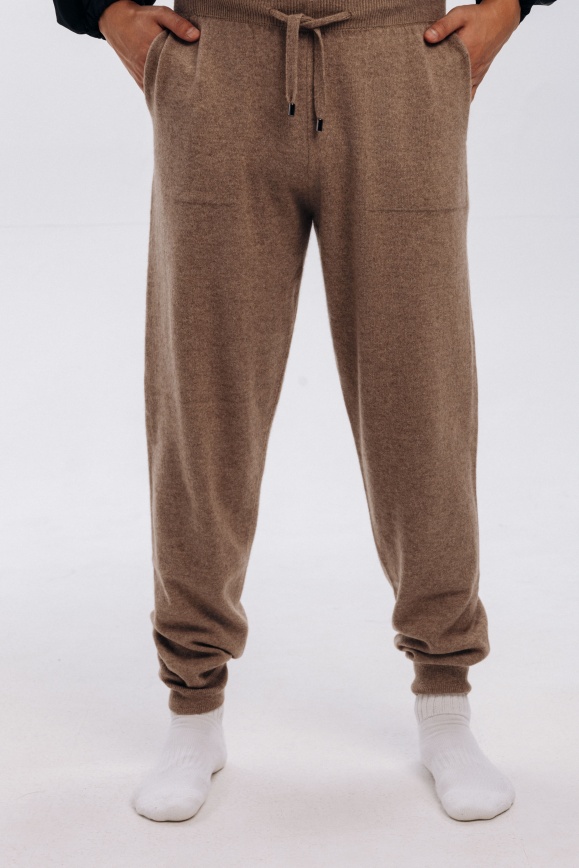 Купить Штаны из 100% кашемира цвета капучино в Москве