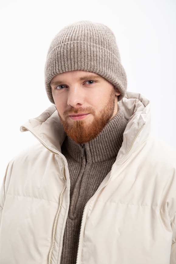 Купить Шапка из шерсти яка серая в Москве