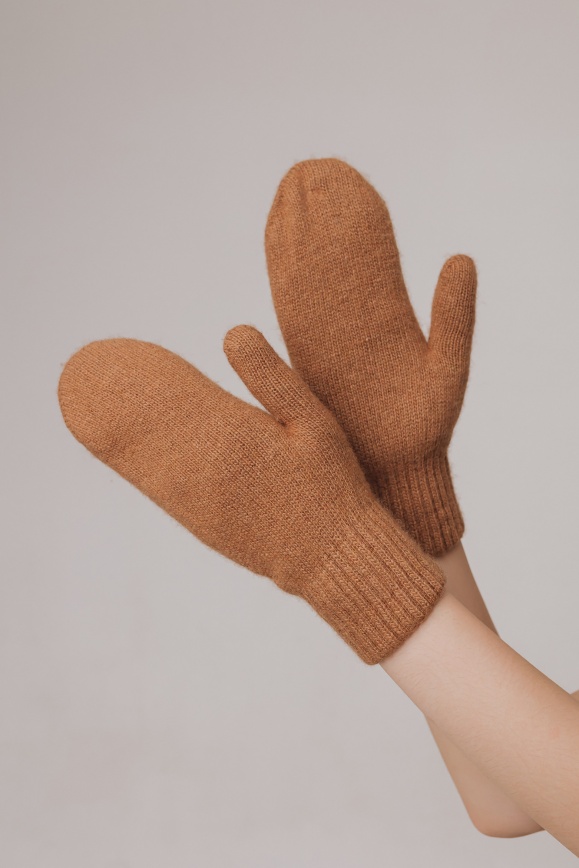 Купить Варежки песочные из 100% шерсти верблюда в Москве Купить Варежки песочные из 100% шерсти верблюда в Москве