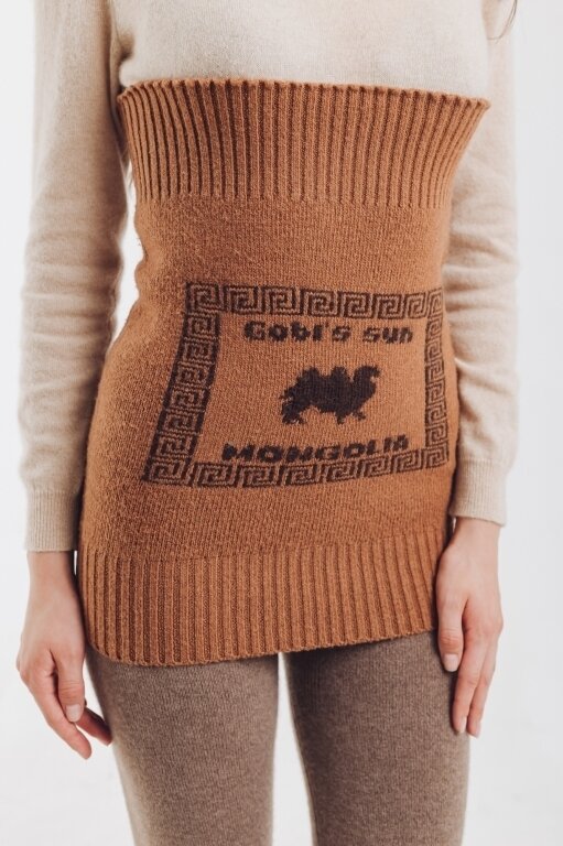 Купить Пояс песочный из 100% шерсти верблюда в Москве