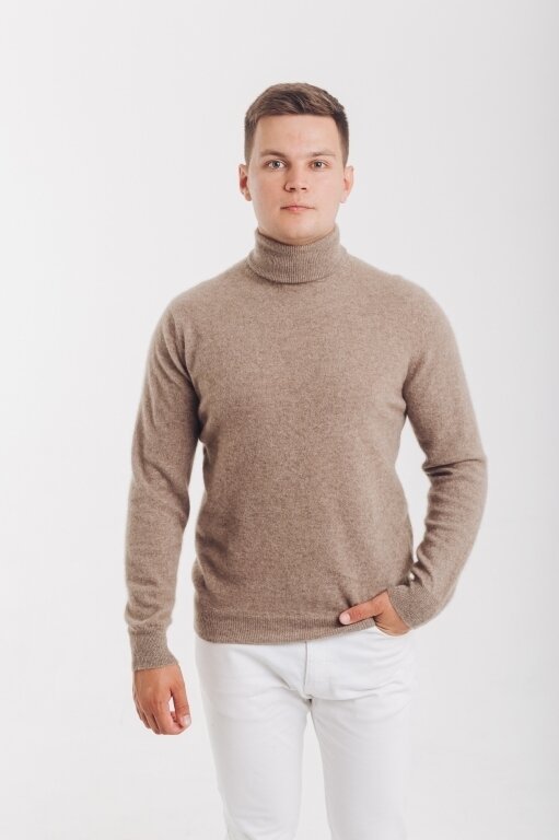 Купить Водолазка из 100% кашемира цвета капучино в Москве