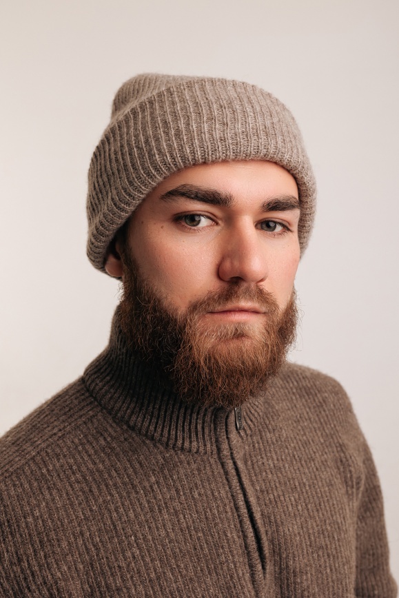 Купить Шапка из 100% шерсти яка серая в Москве Купить Шапка из 100% шерсти яка серая в Москве