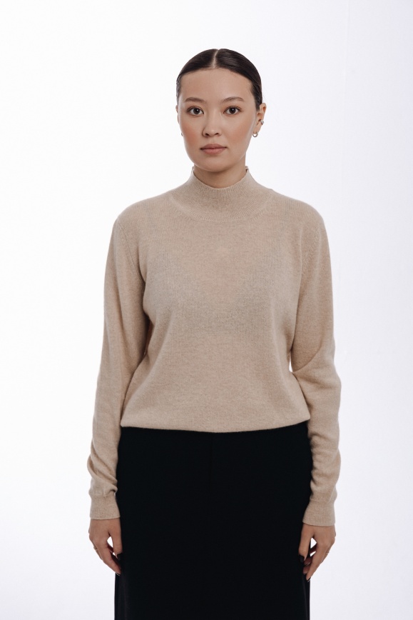 Купить Свитер бежевый 100% кашемира в Москве