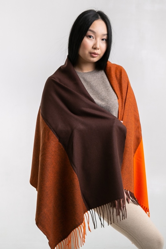 Купить Палантин трёхцветный из кашемира в Москве Купить Палантин трёхцветный из кашемира в Москве