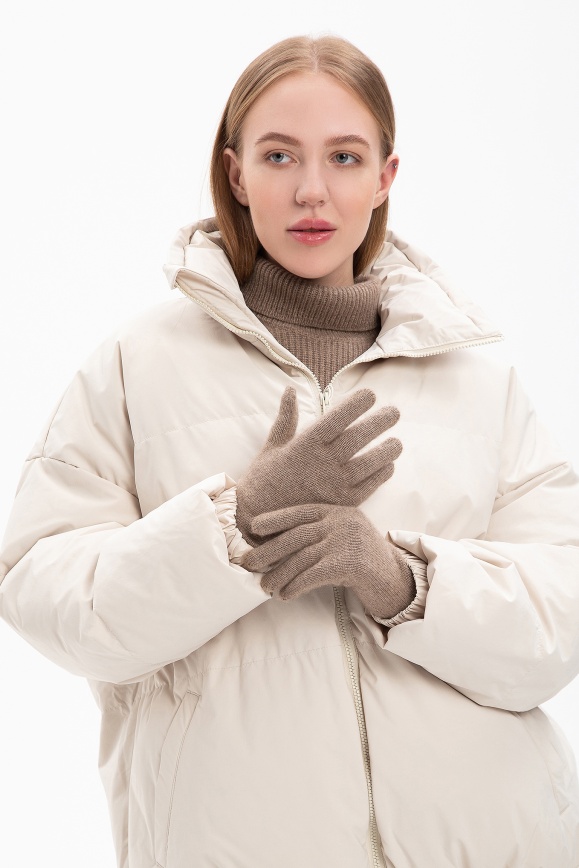 Купить Перчатки серые из 100% шерсти яка в Москве