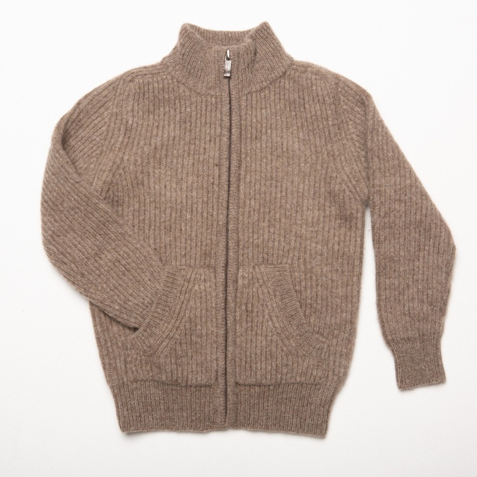 Купить Кофта детская из 100% шерсти яка цвета капучино в Москве